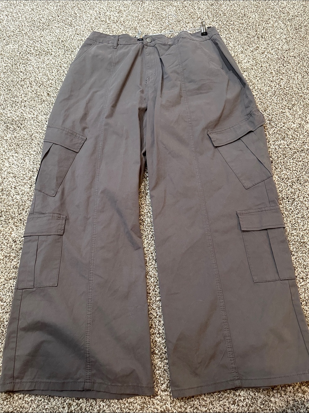 American Bazi Women’s Cargo Pants in Gray